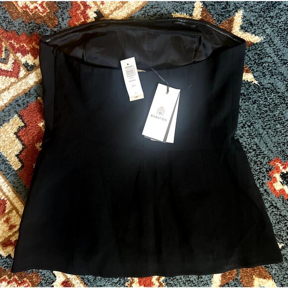 NWT Babaton Aritzia Insider Strapless Top Black Size 6 Womens - Picture 7 of 9
